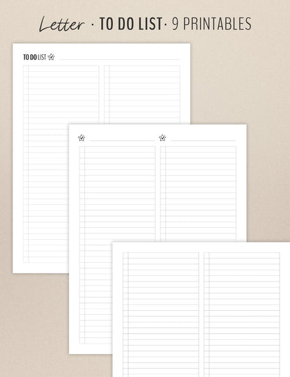 To Do List - Printable Planner Inserts-2