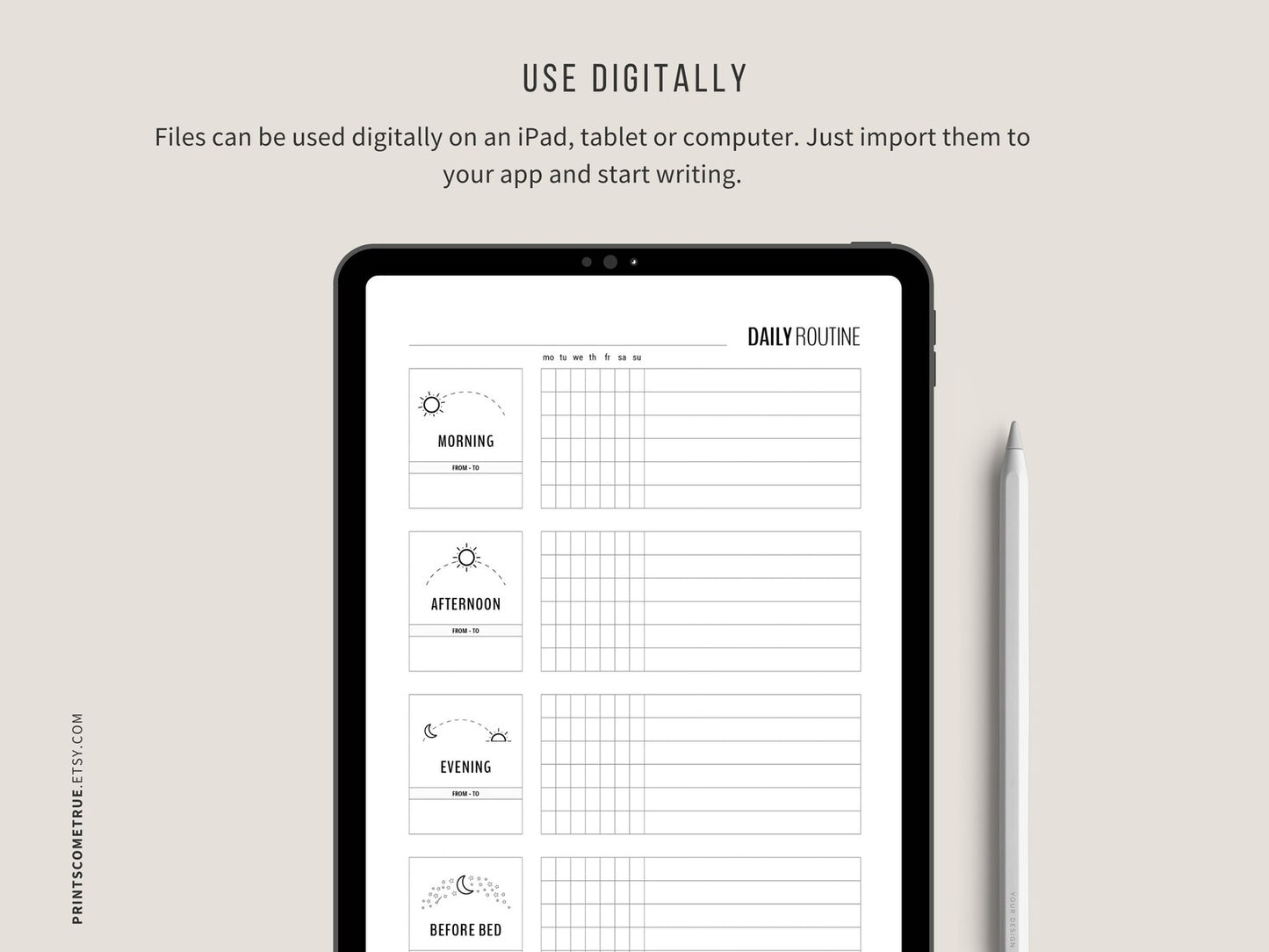 Daily Routine Checklist