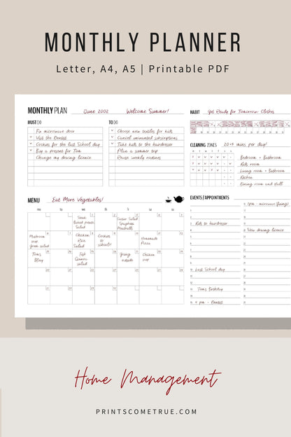 Monthly Planner