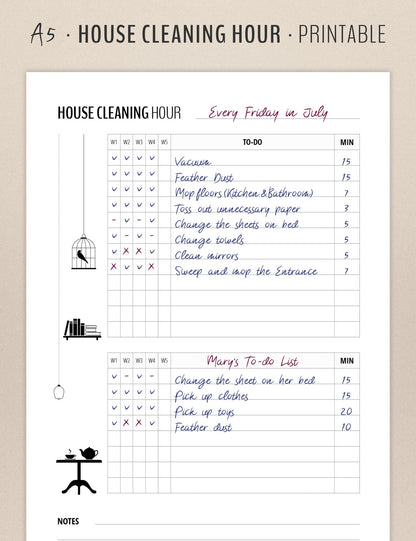 House Cleaning Hour | A5