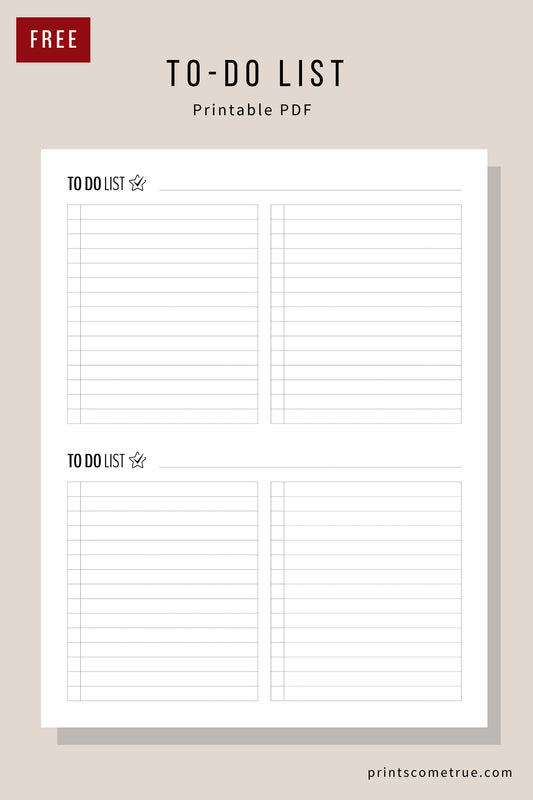 To Do List | Letter