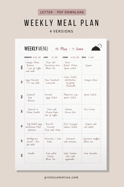 Weekly Meal Planner